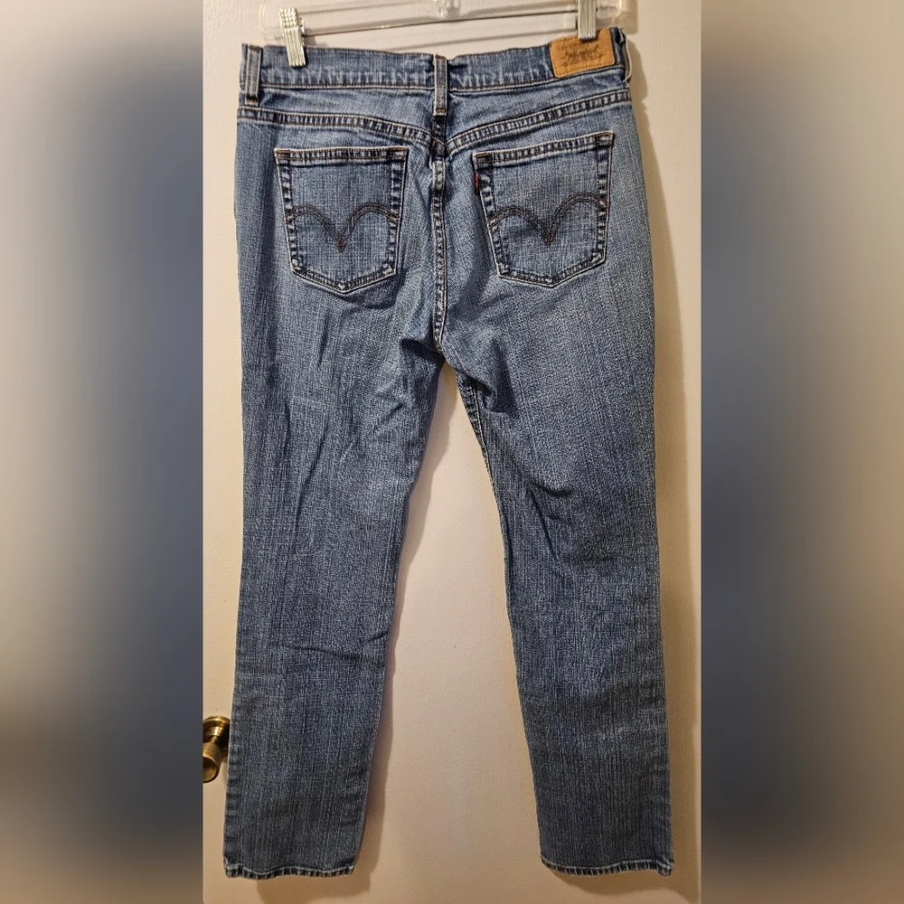 Levi's 505 Straight Leg Denim Jeans Blue Women's Size 8L 30x32